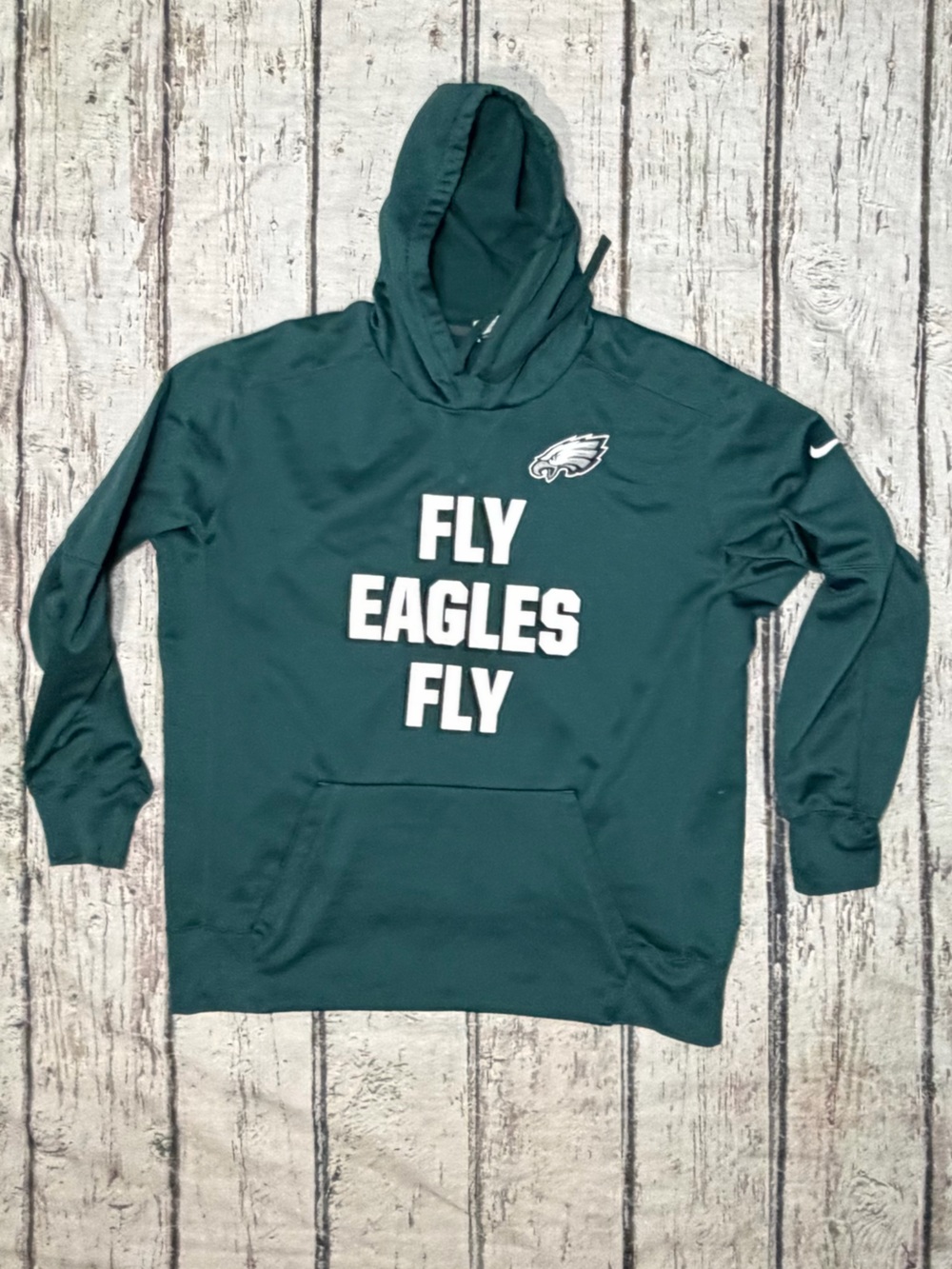 Philadelphia Eagles Fly Eagles Fly Nike Therma-Fit Hoodie Sweatshirt Men's